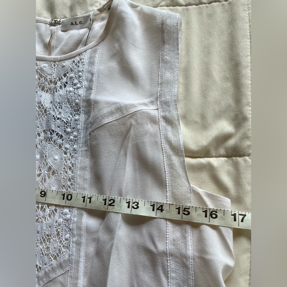 A.L.C White Sleeveless Lace Top. Size 6. NWT🌴 - Picture 10 of 13
